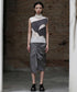 Stand Collar Pleated Top